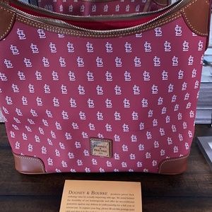 Dooney & Bourke MLB St Louis Cardinals Hobo style purse